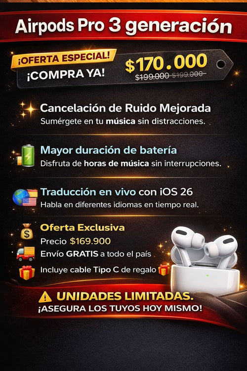 Airpods Pro 3 generación