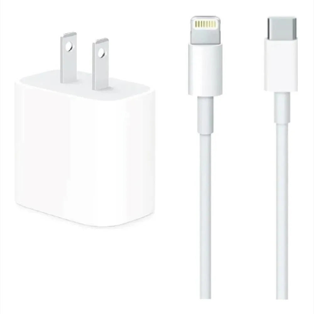 Cargador 1.1 cubo y cable Lightning