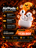 AirPods Series 4 – Sonido Premium con Estuche Protector Incluido